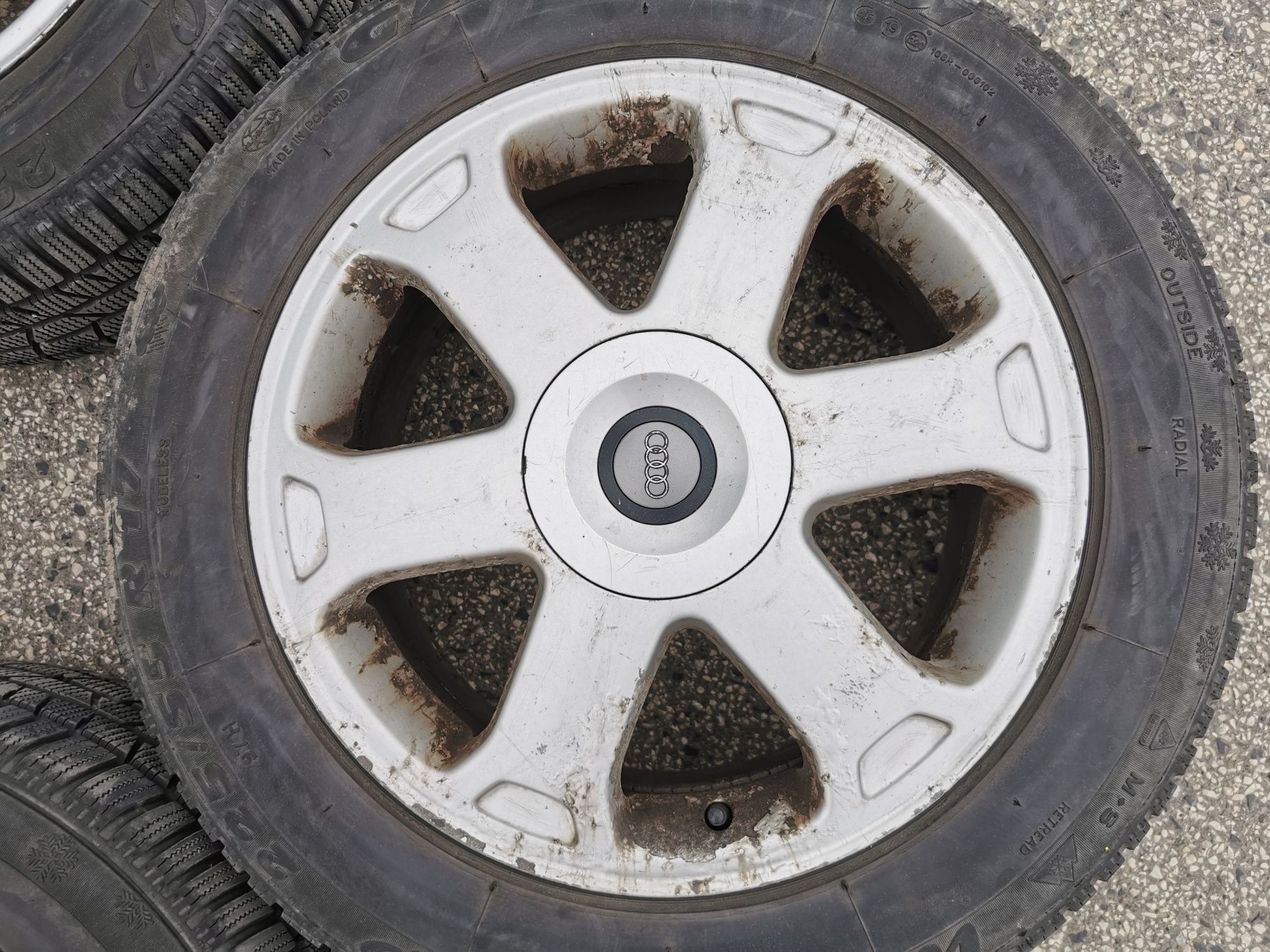 Felgi Audi AVUS 17" S6 C5 c4 s4 2.7 RS4 100 Komplet zimowki 5x112 vag