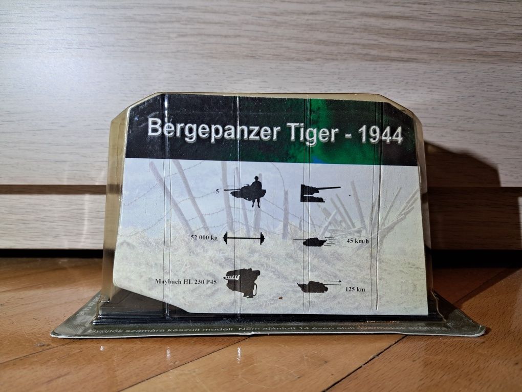 Nowy model czołgu bergepanzer tigre - 1944