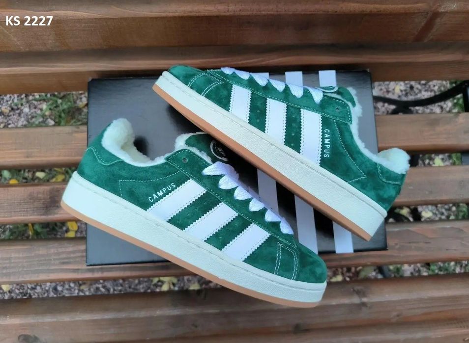 Adidas Campus 00s Green ЗИМА