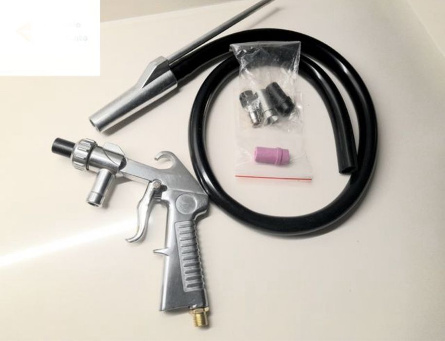 Pistola limpeza de peças tubo de sucção