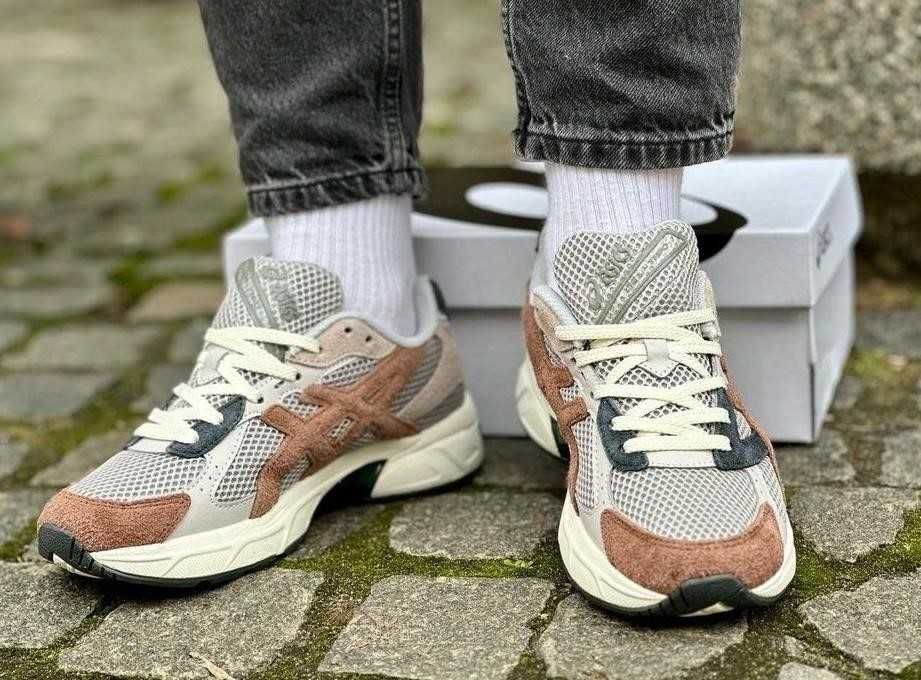 Мужские кроссовки Asics Gel-1130 x Hal Studio Grey Brown 40-45 асикс