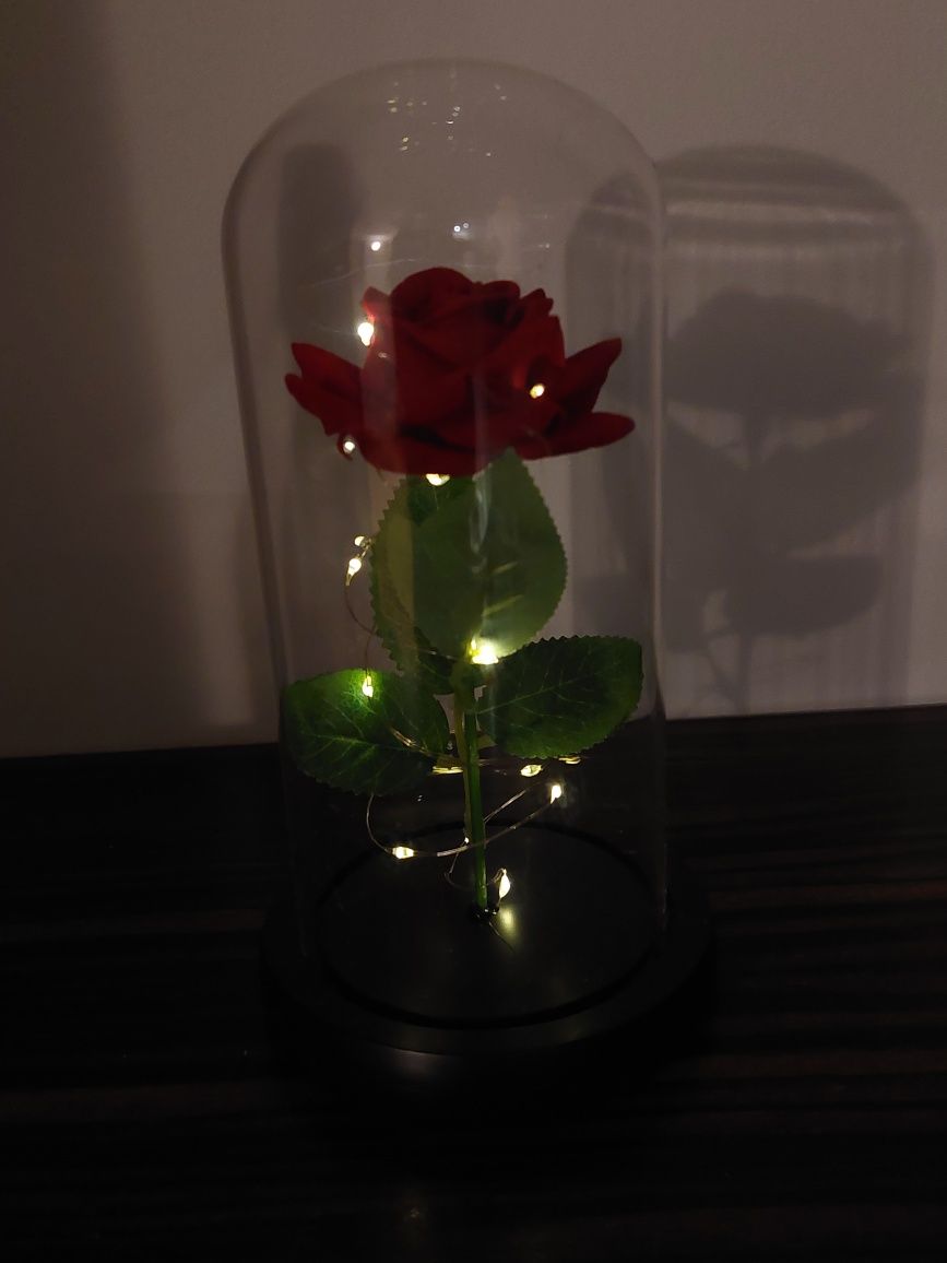 Wieczna róża lampka led