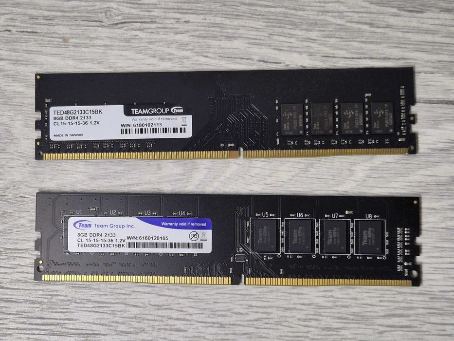 пам'ять для ПК DDR4 8GB 2133MHz CL15 Team.