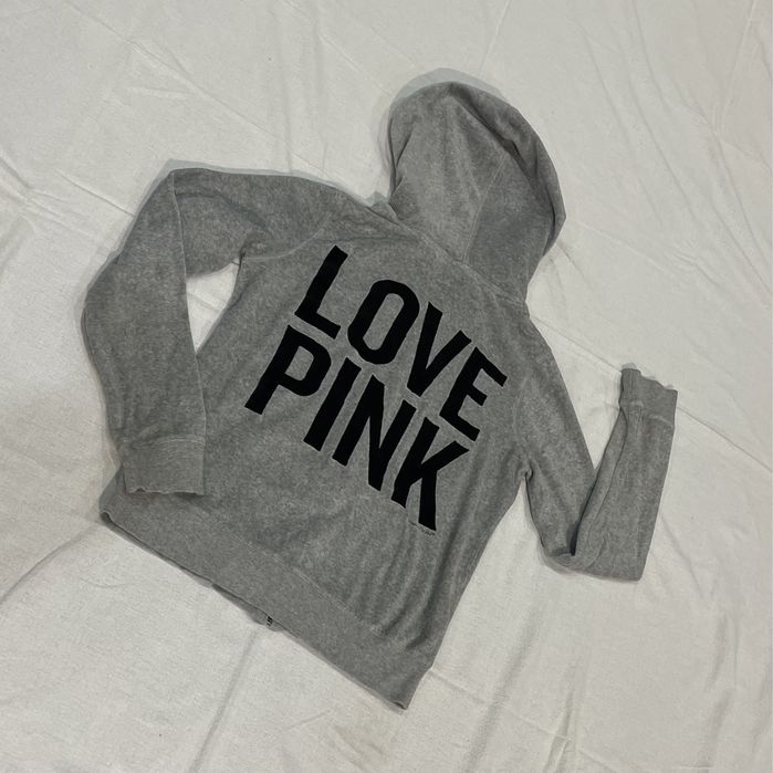 Hoodie de senhora cinza” Victoria Secret”