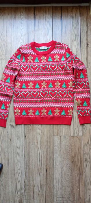 Sweter świąteczny dziecięcy rozmiar S