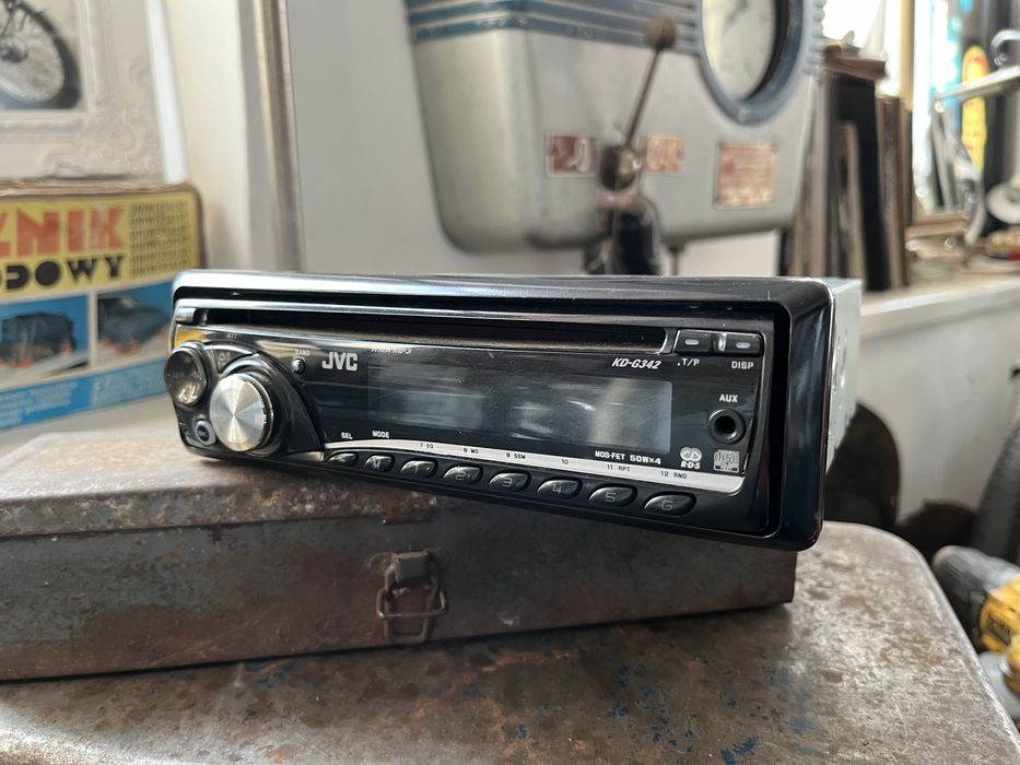 Radio JVC KD-G342 CD AUX sprawne ladny stan slask