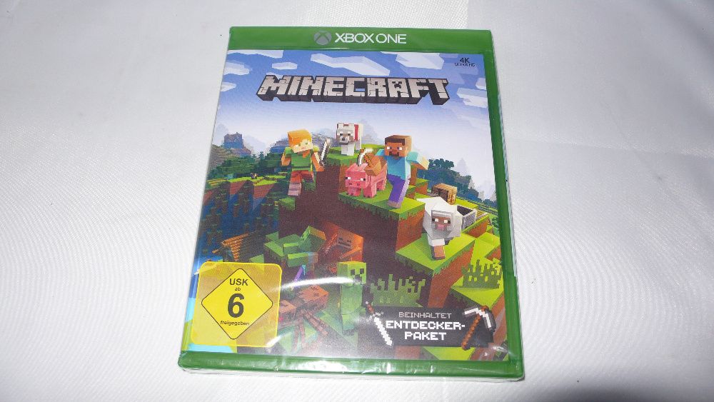 Gra nowa w folii do XBox One One S Minecraft PL +Pakiet Odkrywców