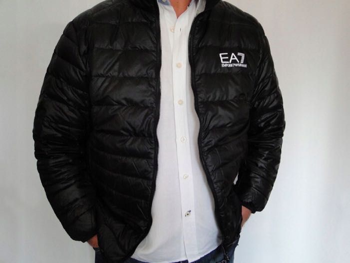 Kurtka ARMANI EA7 rozmiar 2XL czarny stójka ITALY PROMOCJA !Wyprzedaż