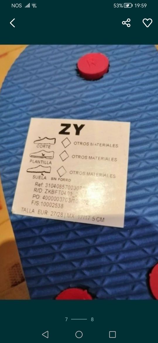 Esterilizador de biberoēs pré-natal + chinelos de piscina 
elimina par