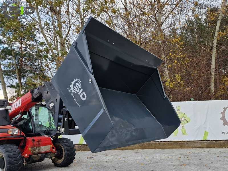 Skrzynia ładunkowa ciężka, skrzynia transportowa 2,2 m x 1,25 m SID
