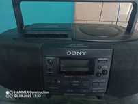 Radio odtwarzacz CD i kaset SONY