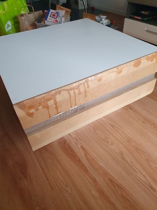 Zestaw mebli stolik kawowy, stolik rtv i półka