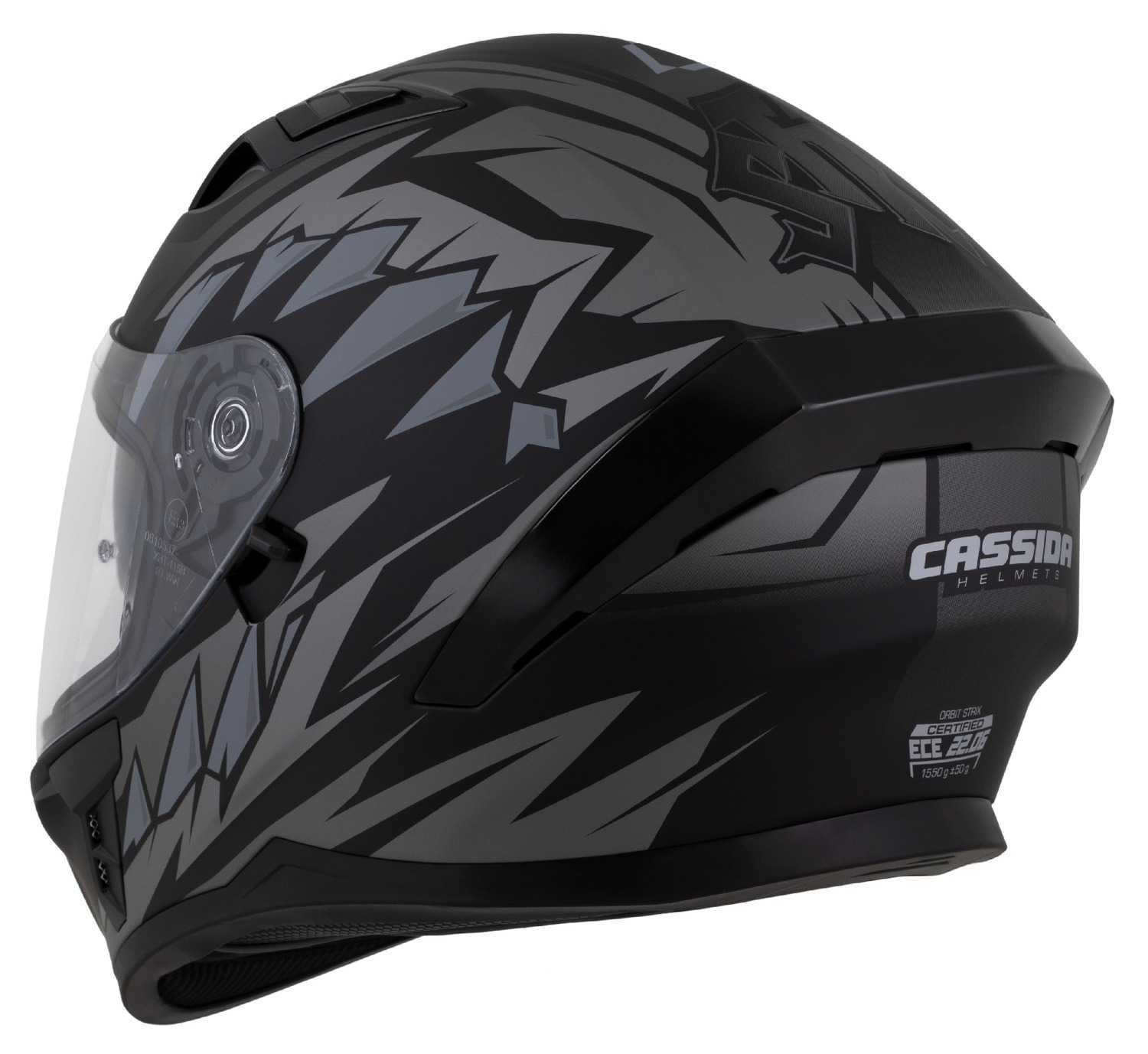 Kask Motocyklowy Cassida ORBIT ECE-06 Pod Pinlock, Interkom XS-XXL