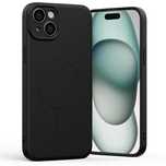 Mercury Magsafe Semi-Silicone Iphone 15 Plus  Czarny/Black