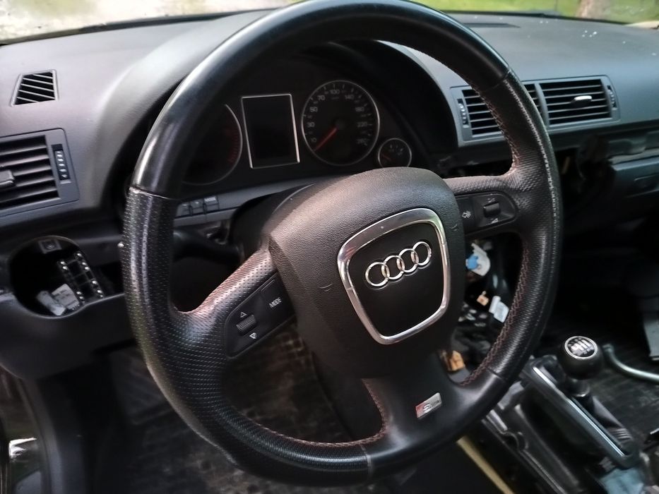 Kosz 2 DIN cupholder ESP chrom Audi A4 B6 B7 części