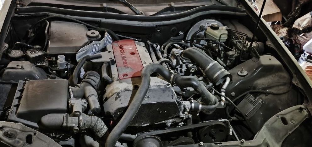 Двигун 2,3 компресор свап комплект м111 мкпп механіка R170