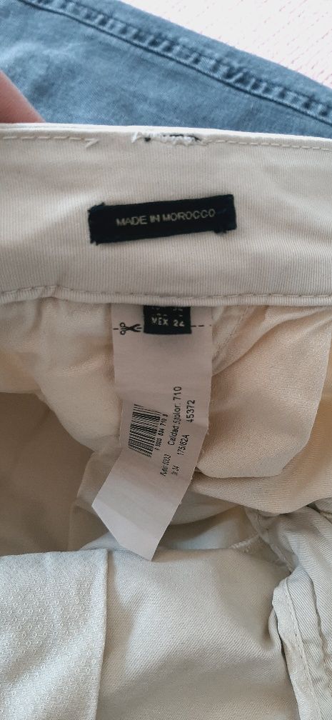 Spodnie beżowe Massimo Dutti rozm xs