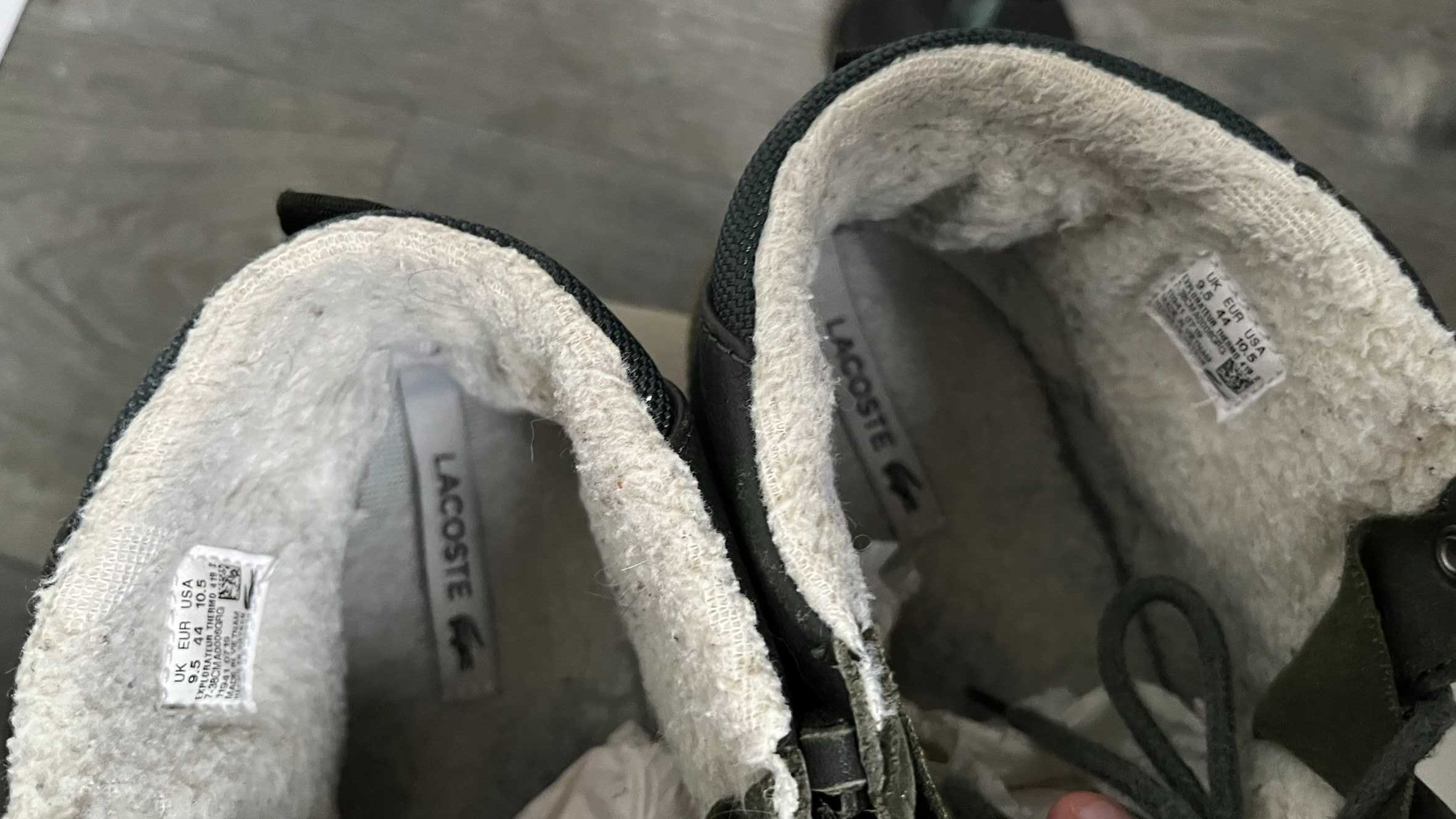 Зимняя обувь Lacoste Explorateur Thermo (EUR-44, 3M water resistant)