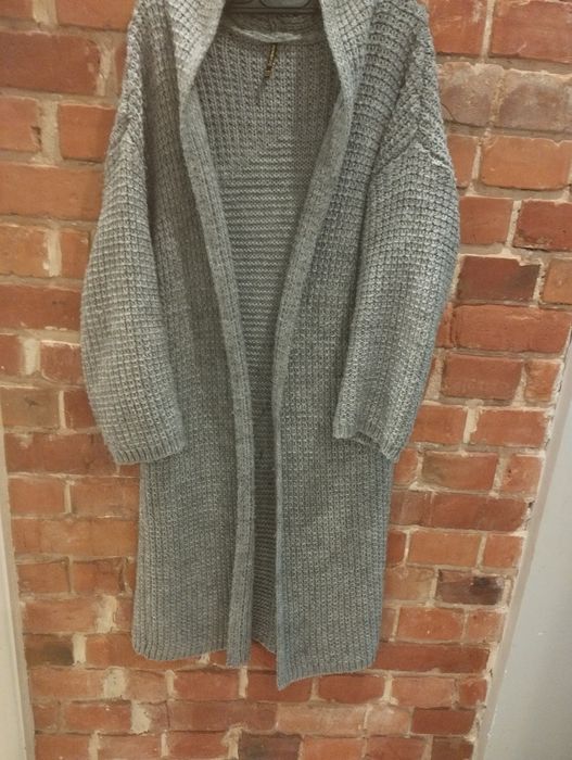 Kardigan narzutka ciepła damska