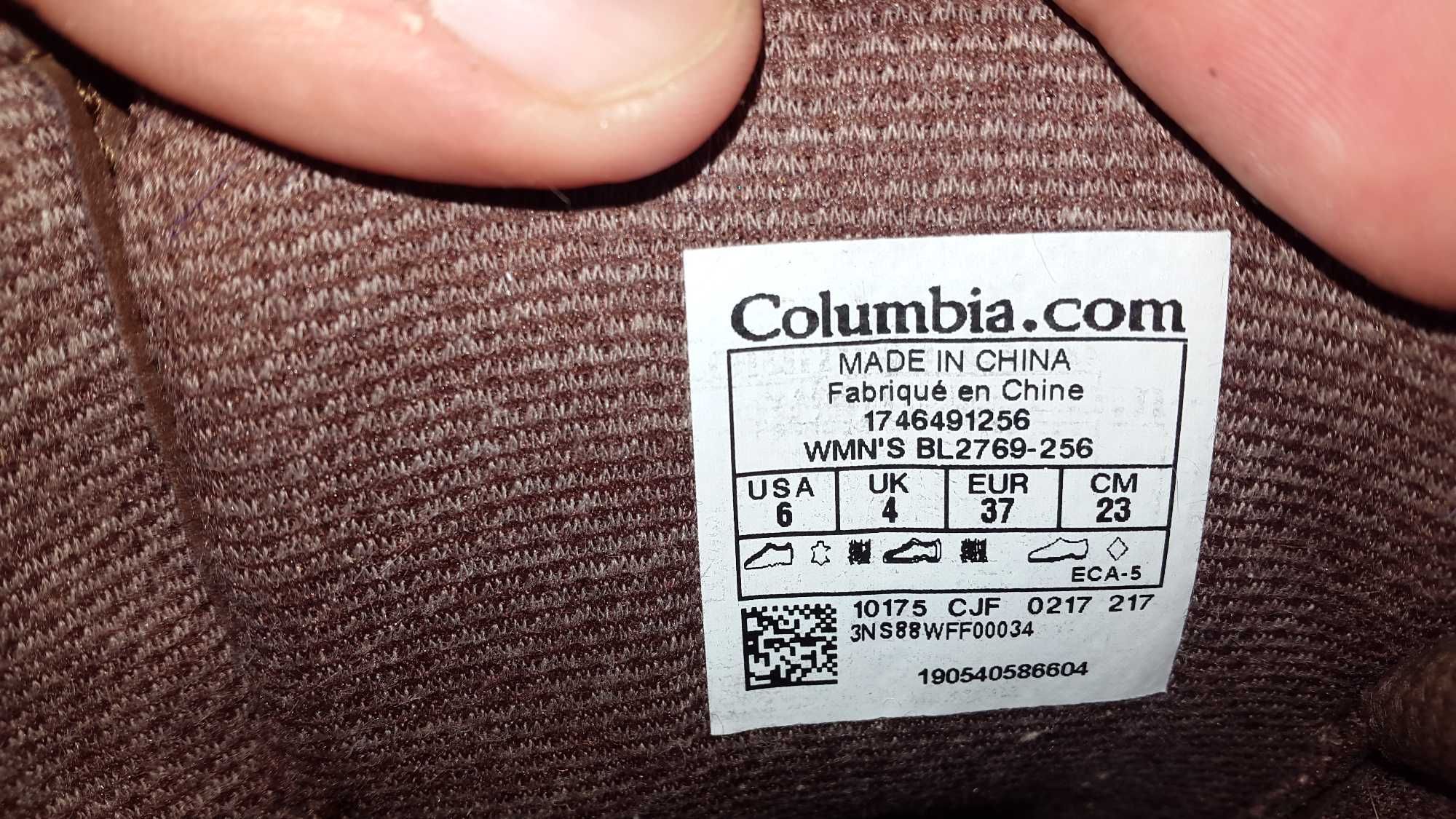 Columbia Оригинал Новые Кожаные OLX Доставка Ботинки Сапоги 36 37