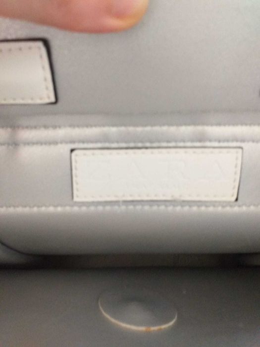 Mala Tipo Mochila Branca Zara - Como Nova