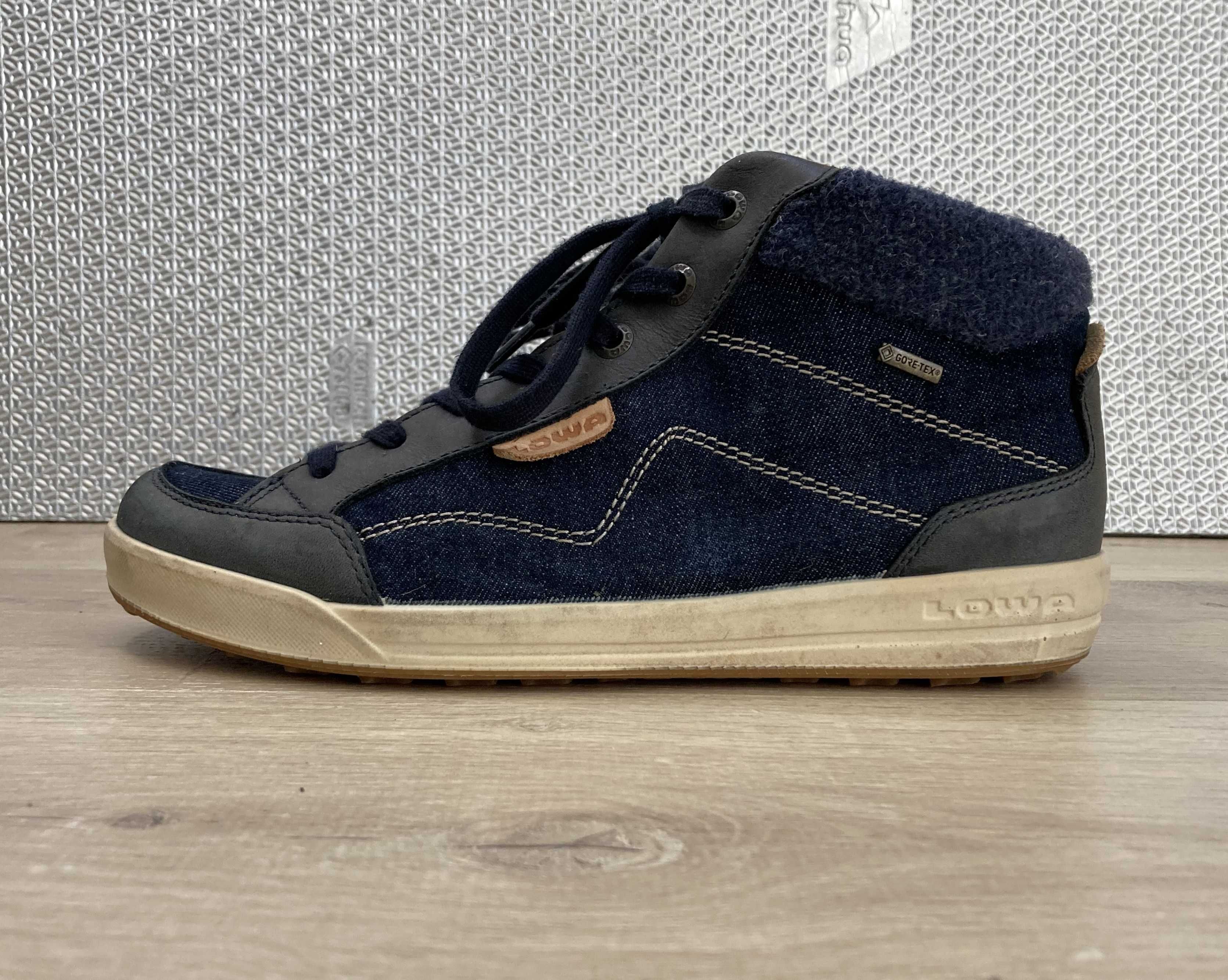 LOWA Maine GTX QC WS buty trekingowe trzewiki skóra rozm. 41