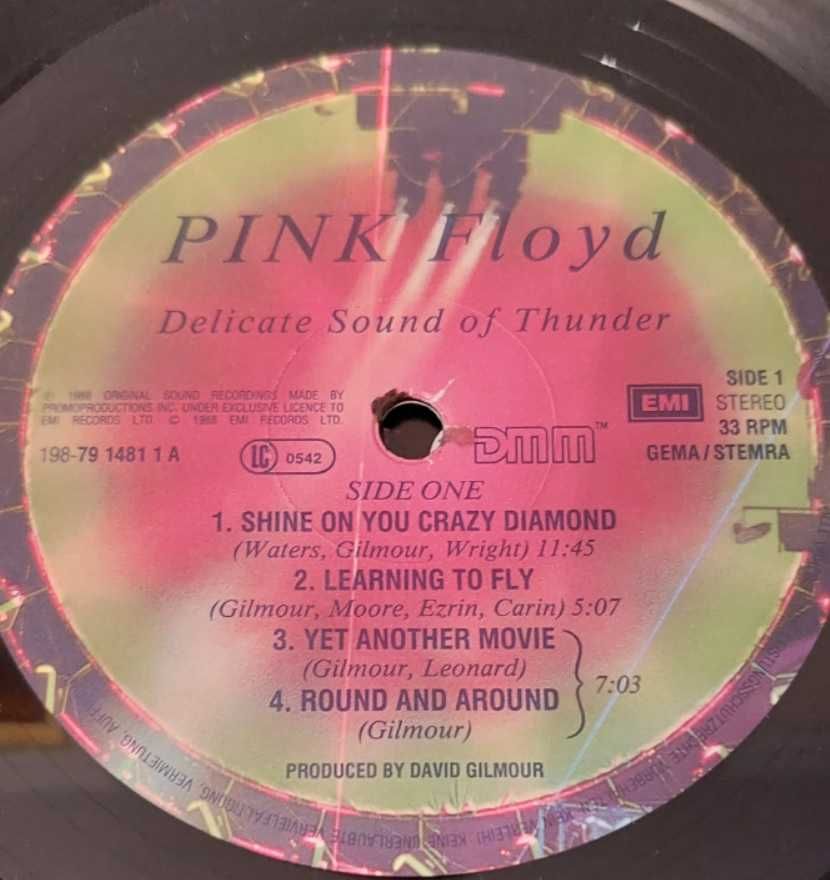 Виниловая пластинка Pink Floyd – Delicate Sound Of Thunder