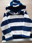 Bluza w paski z kapturem 2-3 lata