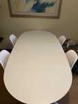 OPORTUNIDADE 150€  Mesa Jantar Oval Ikea Dalshult + 4 cadeiras