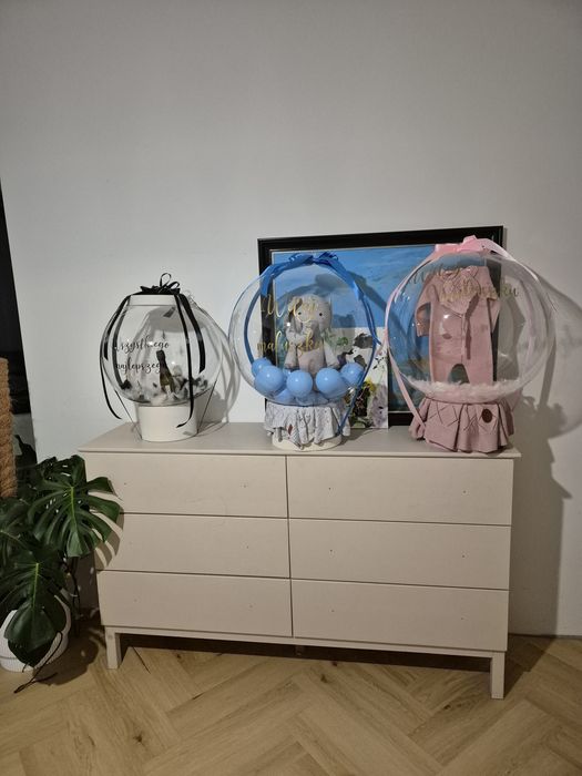 Boxy balonowe, z niespodzianka w środku. Ścianki dekoracyjne