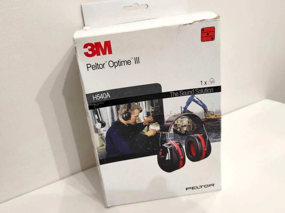 Nauszniki 3M Optime III, nowe, nieużywane
