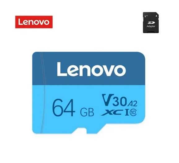 Lenovo karta pamięci micro SD 64GB V30 A2 HC1 Class 10 + adapter