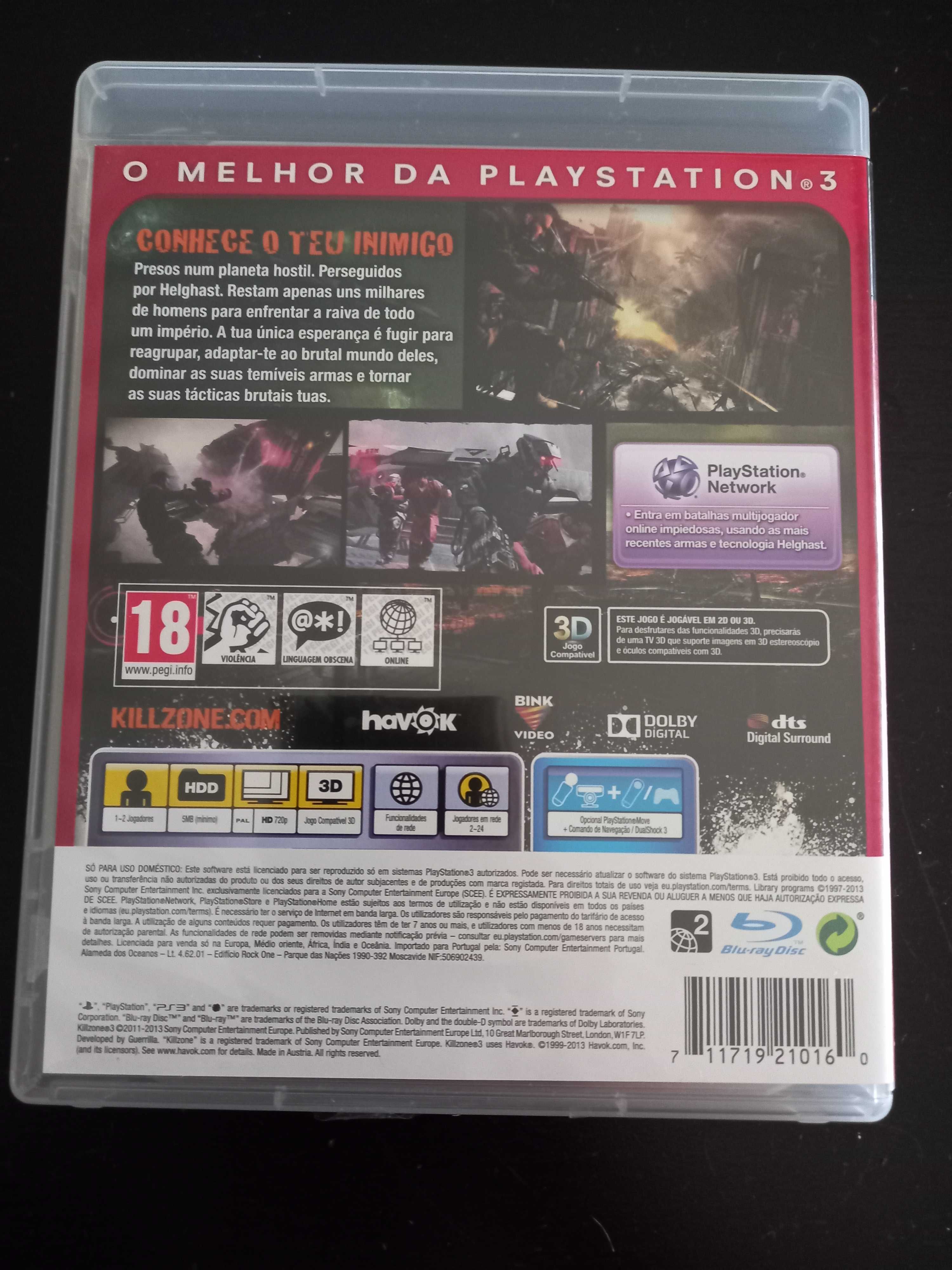 Jogo Killzone 3 PS3