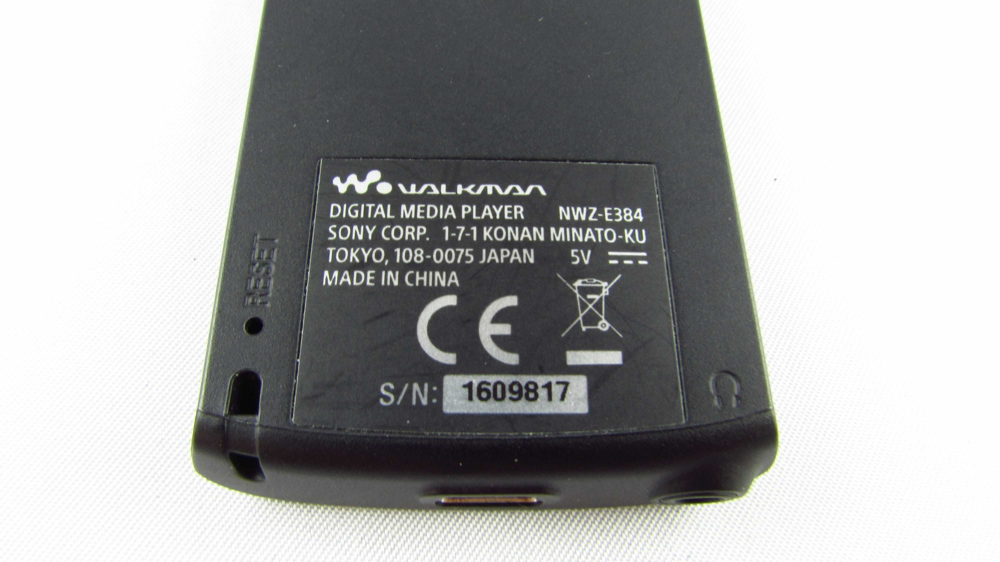 SONY - Walkman NWZ-E384 - Odtwarzacz MP3 FM MP4 8gb