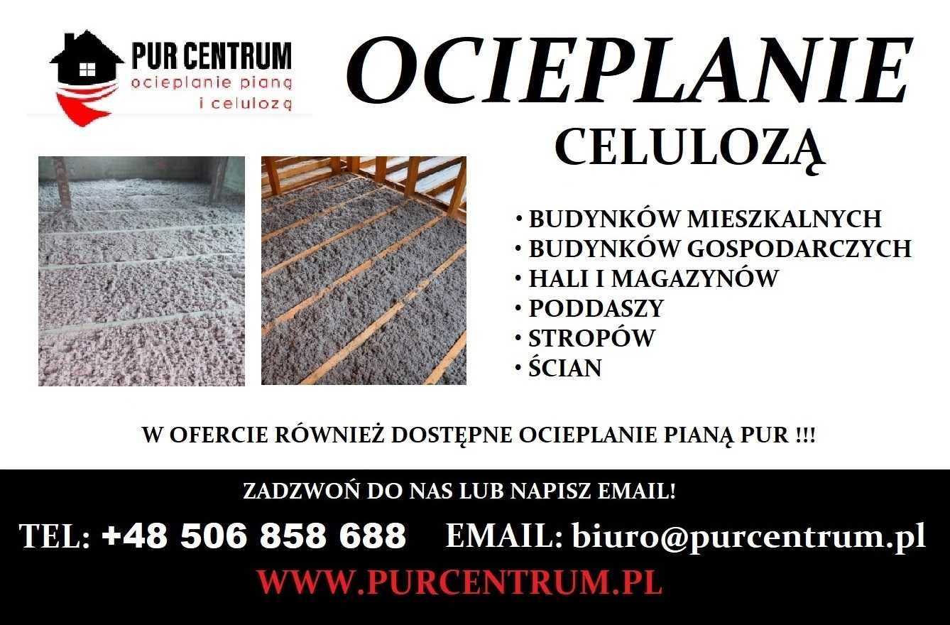 Ocieplanie Celulozą Izolacja Wdmuchiwanie wełny celulozowej Ocieplenia