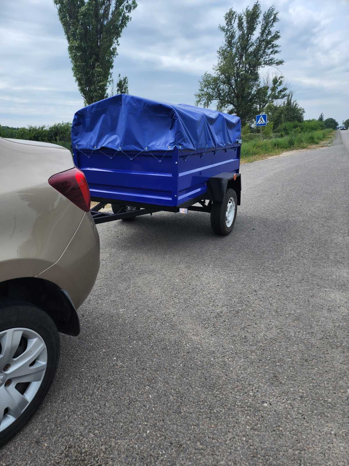 прицепы Днепр с треугольным дышлом.