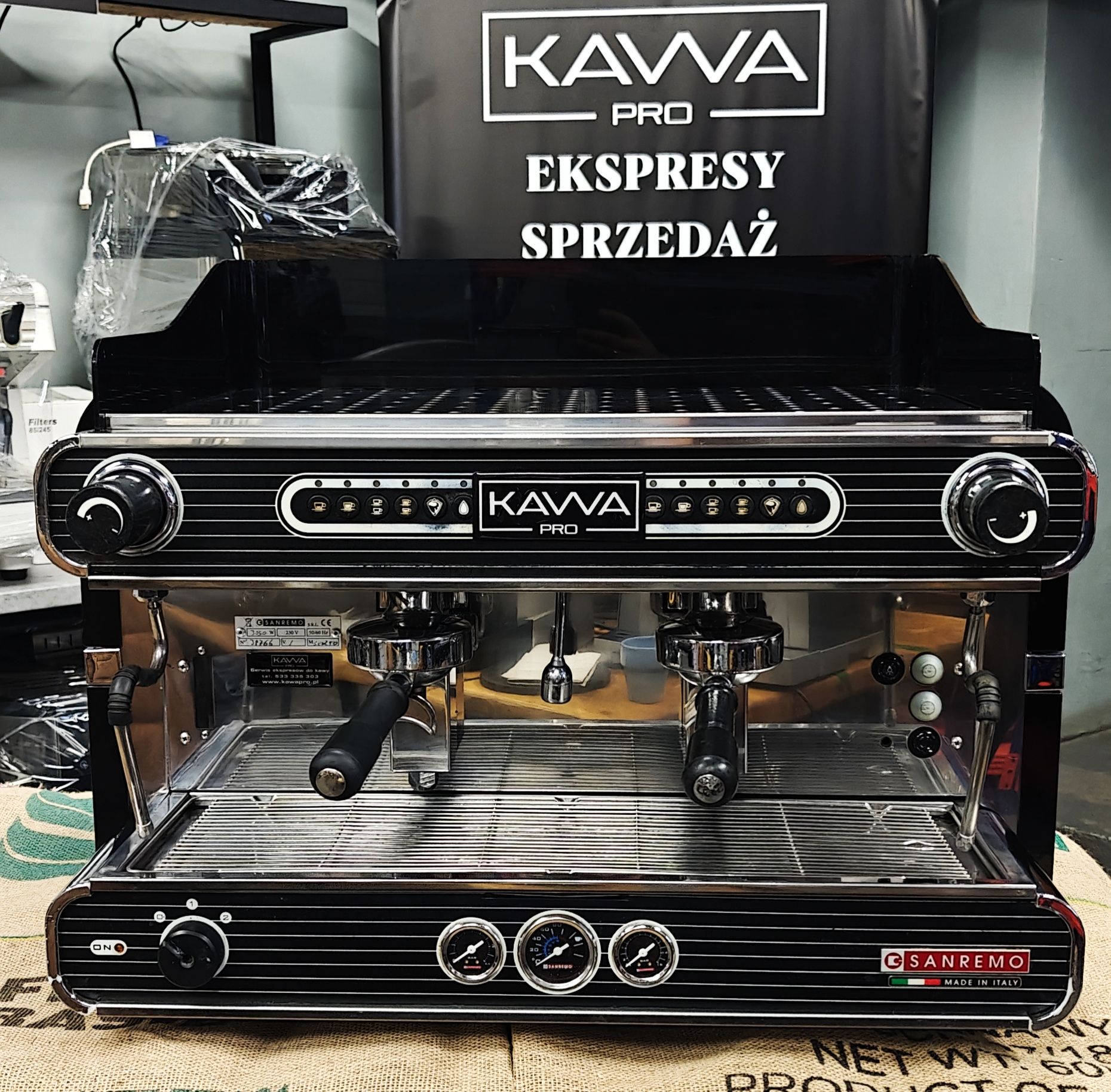Profesjonalny gastronomiczny kolbowy ekspres do kawy Sanremo Torino