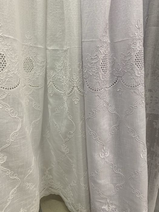 Тюль льон преміум тюлі штори нитка блекаут