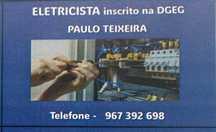 Eletricista inscrito na Direção Geral de Energia