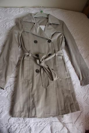 Trench coat bege para 10 anos ou 138 cm