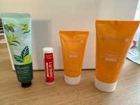 Creme de Mãos + Bálsamo de Lábios + Limpeza + Gel de Rosto Optimals