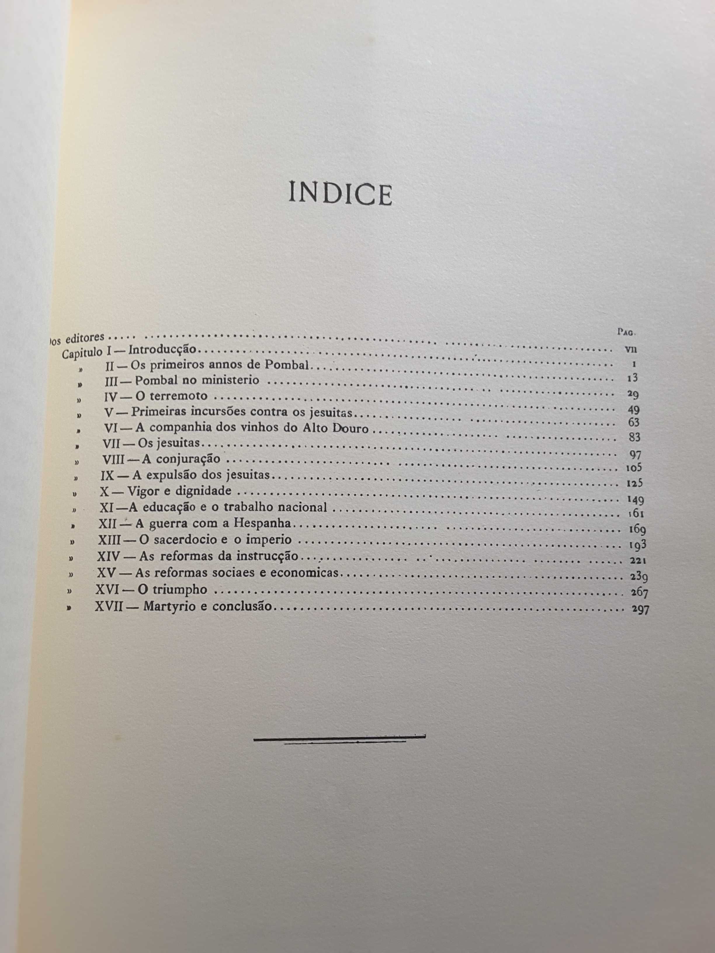 Obras sobre o Marquês de Pombal
