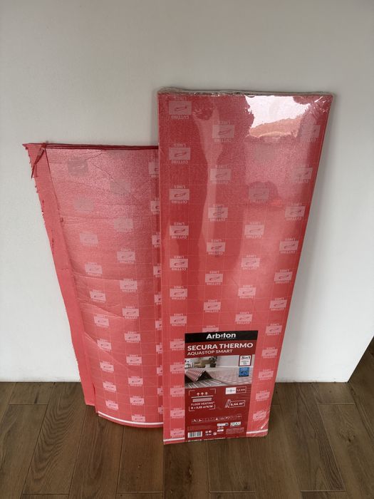 Podkład pod panele arbiton secura thermo aquastop smart 1,6mm 6m² 3w1