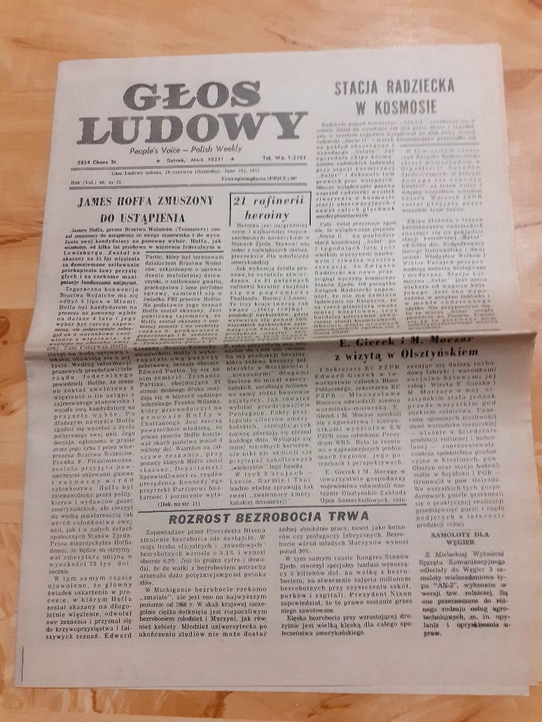 Gazeta  Głos  Ludowy