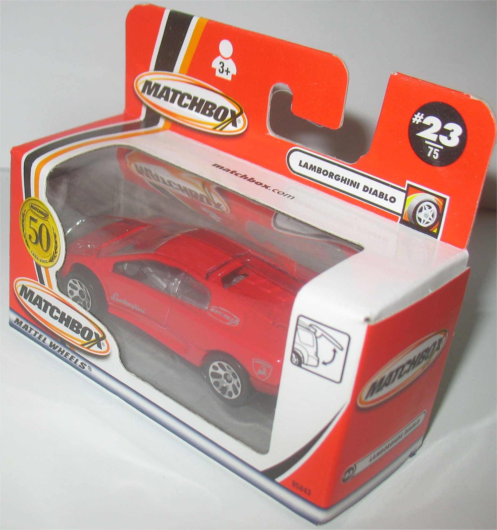 Matchbox - Lamborghini Diablo - c/logo 50 Anos