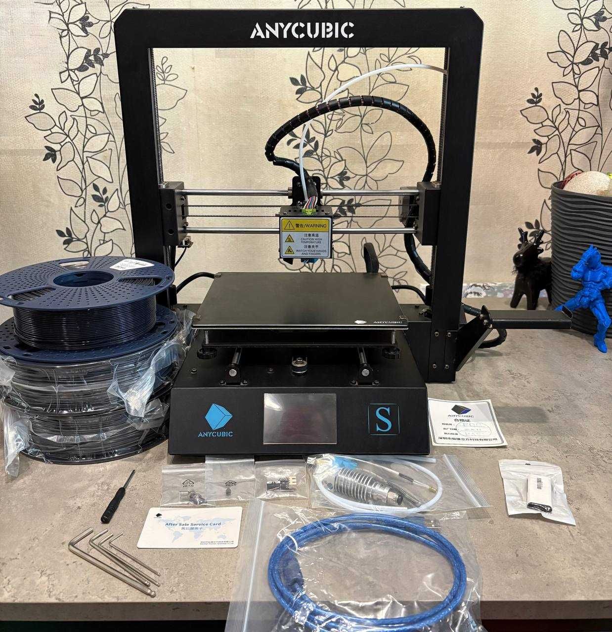 3D-принтер Anycubic I3 Mega S + запасний екструдер + філамент