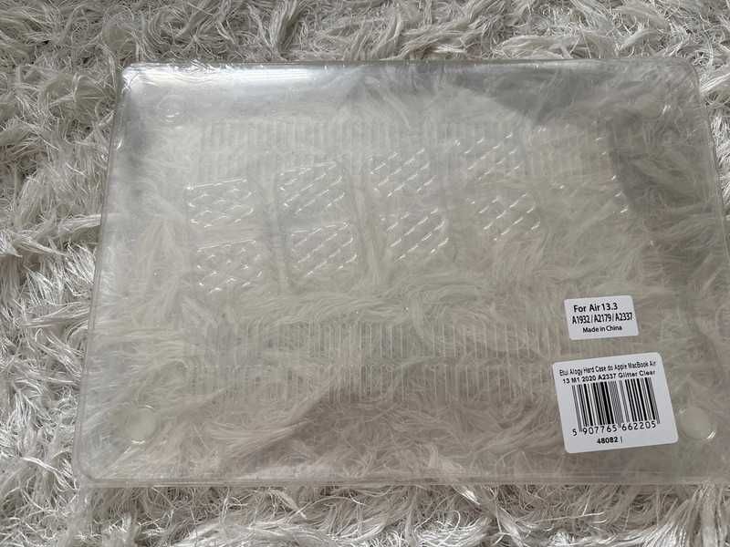 Etui obudowa Macbook Air 13 13.6 Glitter clear