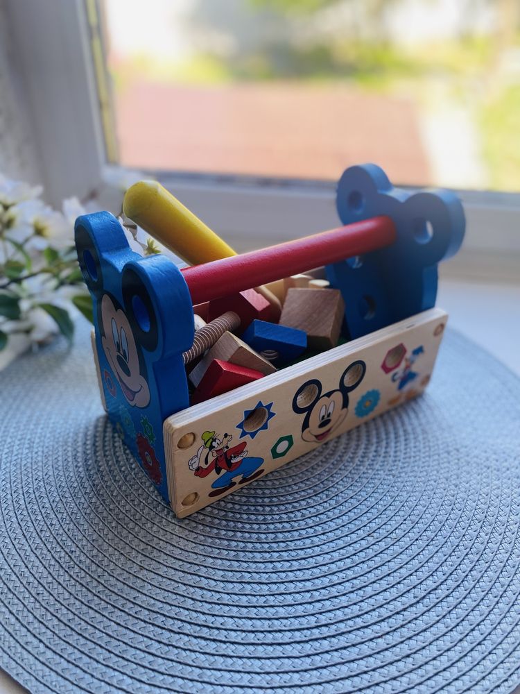 Оригінальна іграшка для розвитку Doug Mickey Mouse Wooden Tool Box Toy