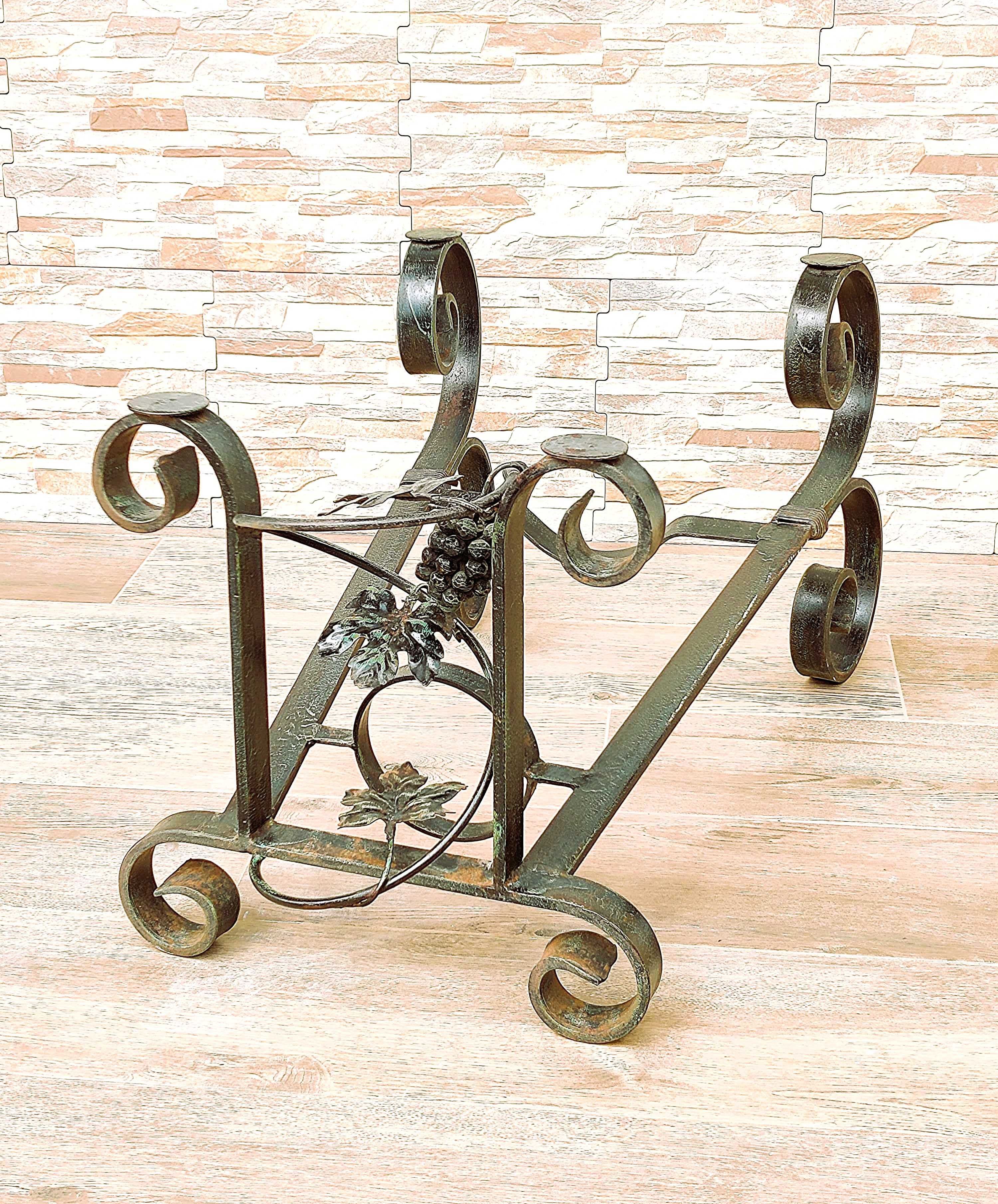 Suporte de mesa em Ferro Forjado