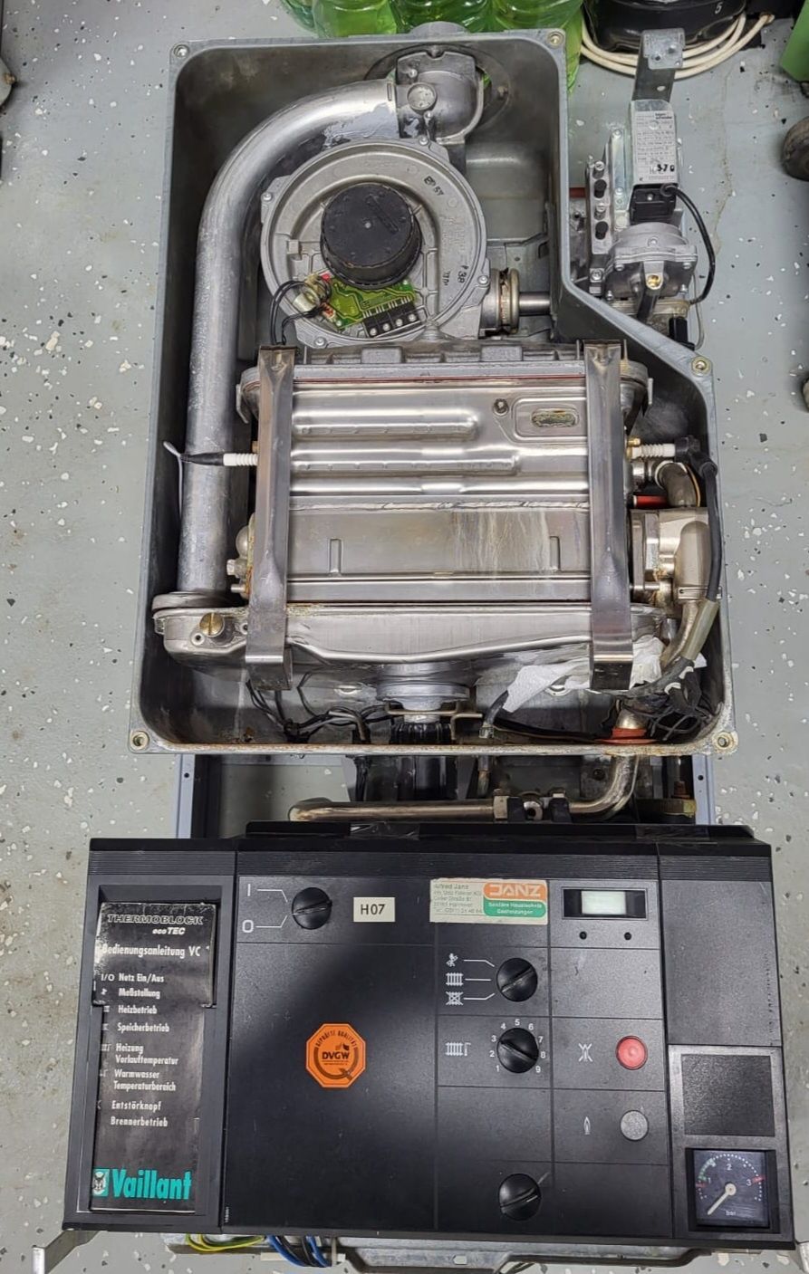 Запчастини котла Vaillant Thermoblock VC 206 EU HL